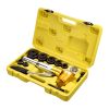 6ton Hydraulic Punch Kit w/ 6 Dies Yellow