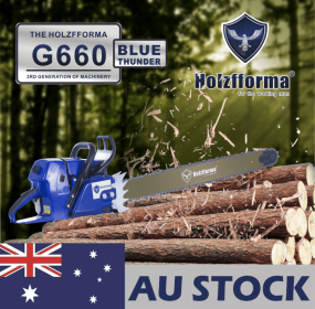 Holzfforma® 92CC Blue Thunder G660 MS660 066 Gasoline Chain Saw Power Head Without Guide Bar and Chain With Normal Handle Bar