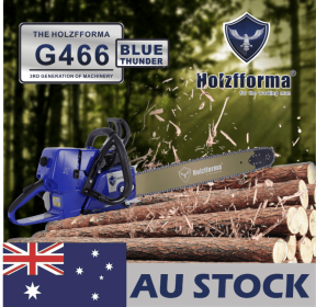 Holzfforma® 76.5CC Blue Thunder G466 MS460 046 Gasoline Chain Saw Power Head Without Guide Bar and Chain With Wrap Handle Bar