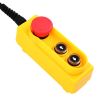 2200lb Electric Hoist Winch Engine Crane Pulley Garage Overhead Lifting