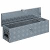 Aluminum Box 31.7"x8.7"x8.7" Silver