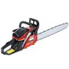 52CC 22" Gasoline Chainsaw Cutting Wood Gas Sawing Aluminum Crankcase Chain Saw