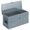 Aluminum Box 24.2"x10.4"x11.8" Silver