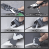5PCS 3 In1 Glass Glue Angle Scraper Caulking Tool Shovel Binder Multifunctional Rubber Shovel Silicone Remover Angle Seam Shovel