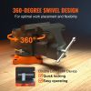 VEVOR 6.5" Bench Vise w/ 360°Swivel Locking Base & Two-way Jaw Ductile Iron