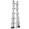 Aluminum Multi-Position Ladder with Wheels, 300 lbs Weight Rating, 22 FT
