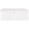 Storage Box Silver 39.4"x21.7"x14.6" Aluminum