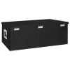 Storage Box Black 35.4"x18.5"x13.2" Aluminum
