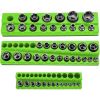 3-Pack Metric Magnetic Socket Organizers For Tool Box Organizer