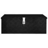 Storage Box Black 31.5"x15.4"x11.8" Aluminum