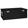 Storage Box Black 31.5"x15.4"x11.8" Aluminum