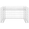 Lawn Mower Garage with Raised Bed 43.3"x31.5"x23.6" Steel Wire