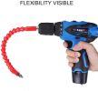 4pcs New Universal Bit Joint Rod -Flexible Shaft Bits Extension Screwdriver Connection Hex Shank Drill Bit Holder Connecting Link