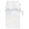 Storage Box Silver 19.7"x8.1"x5.9" Aluminum