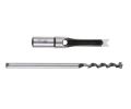 Square Hole Saw Auger Drill Bit Cut Mortising Chisel Woodworking Tool Set