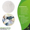 PUREVACY Cotton String Knit Gloves with Elastic Knit Wrist for Men & Women. Hand Protection for Warehouse; Gardening; BBQ