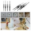 Square Hole Saw Auger Drill Bit Cut Mortising Chisel Woodworking Tool Set