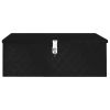 Storage Box Black 35.4"x18.5"x13.2" Aluminum