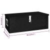 Storage Box Black 31.5"x15.4"x11.8" Aluminum